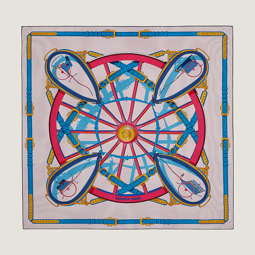 En Roue Libre Chemise scarf 90 | Hermès Singapore